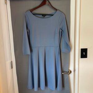Demure The Limited 3/4 sleeve dress light blue size medium